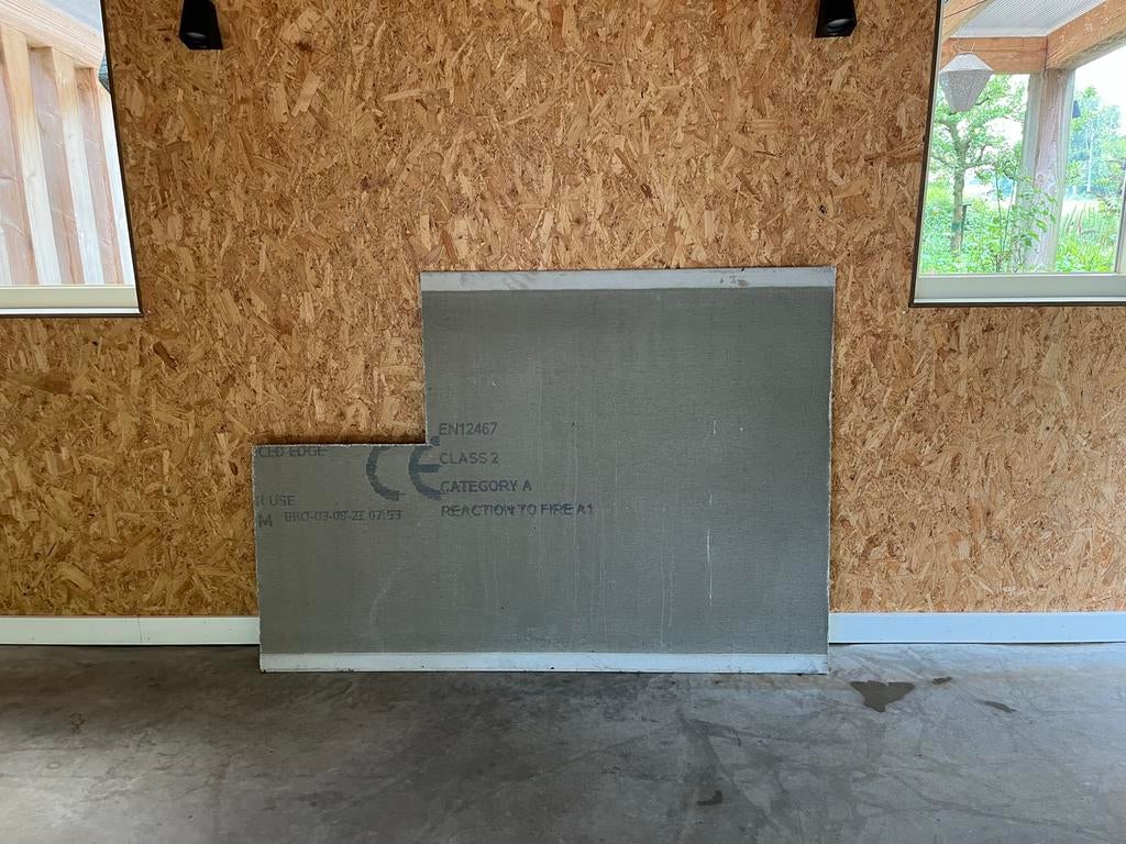 Cementgebonden plaat 170x120 cm, 18mm dik, Ophalen, Gebruikt, Betonplex, Minder dan 20 mm