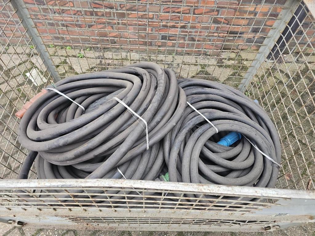 Set single kabels met Powerlock aansluiting 240mm2, Doe-het-zelf en Verbouw, Elektra en Kabels, Gebruikt, Kabel of Snoer, Ophalen