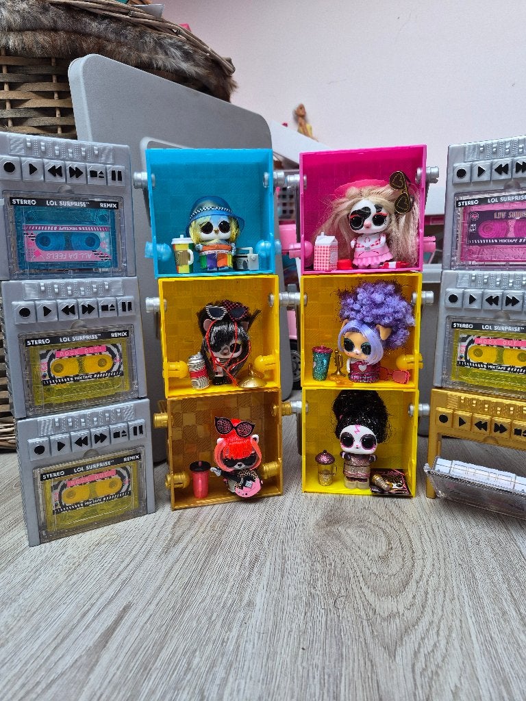 Mooie set LOL Surprise Remix Pets(6 stuks)compleet, Ophalen of Verzenden, Zo goed als nieuw, Overige typen