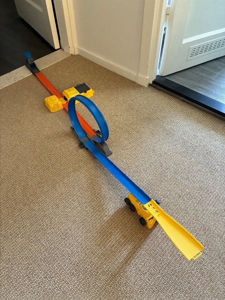Hot Wheels banen, Kinderen en Baby's, Speelgoed | Racebanen, Ophalen, Racebaan, Zo goed als nieuw, Hot Wheels