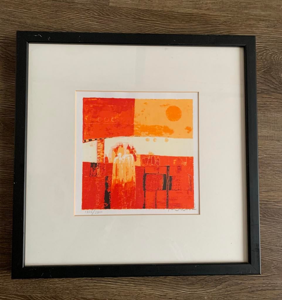 Zeefdruk Marjolijn van Ginkel, Antiek en Kunst, Ophalen of Verzenden