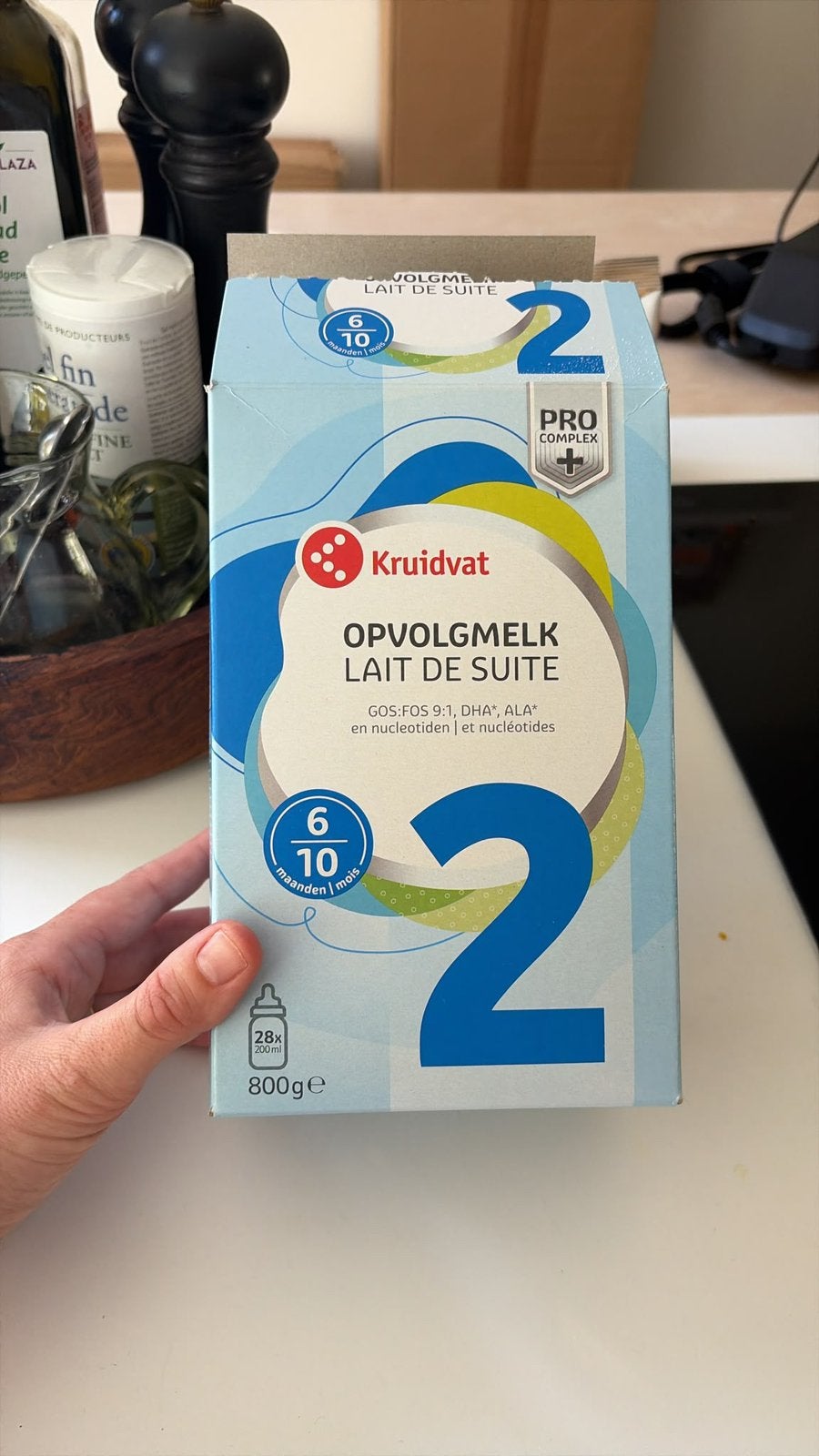 Gratis afhalen. Opvolgmelk 2 Kruidvat, 1 zak ongeopend, Kinderen en Baby's, Babyvoeding en Toebehoren, Ophalen, Zo goed als nieuw