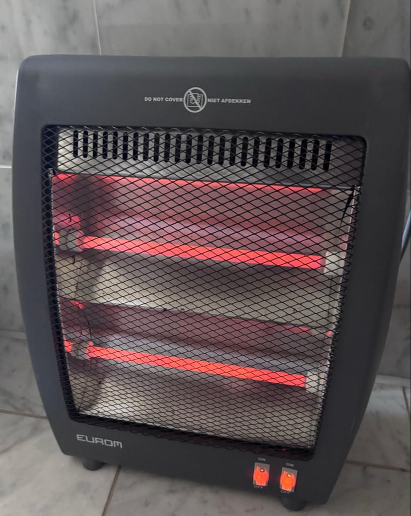 Eurom Snelverwarming Elektrische Kachel - Compact & Krachtig, Ophalen of Verzenden, Zo goed als nieuw, Elektrisch, Overige soorten