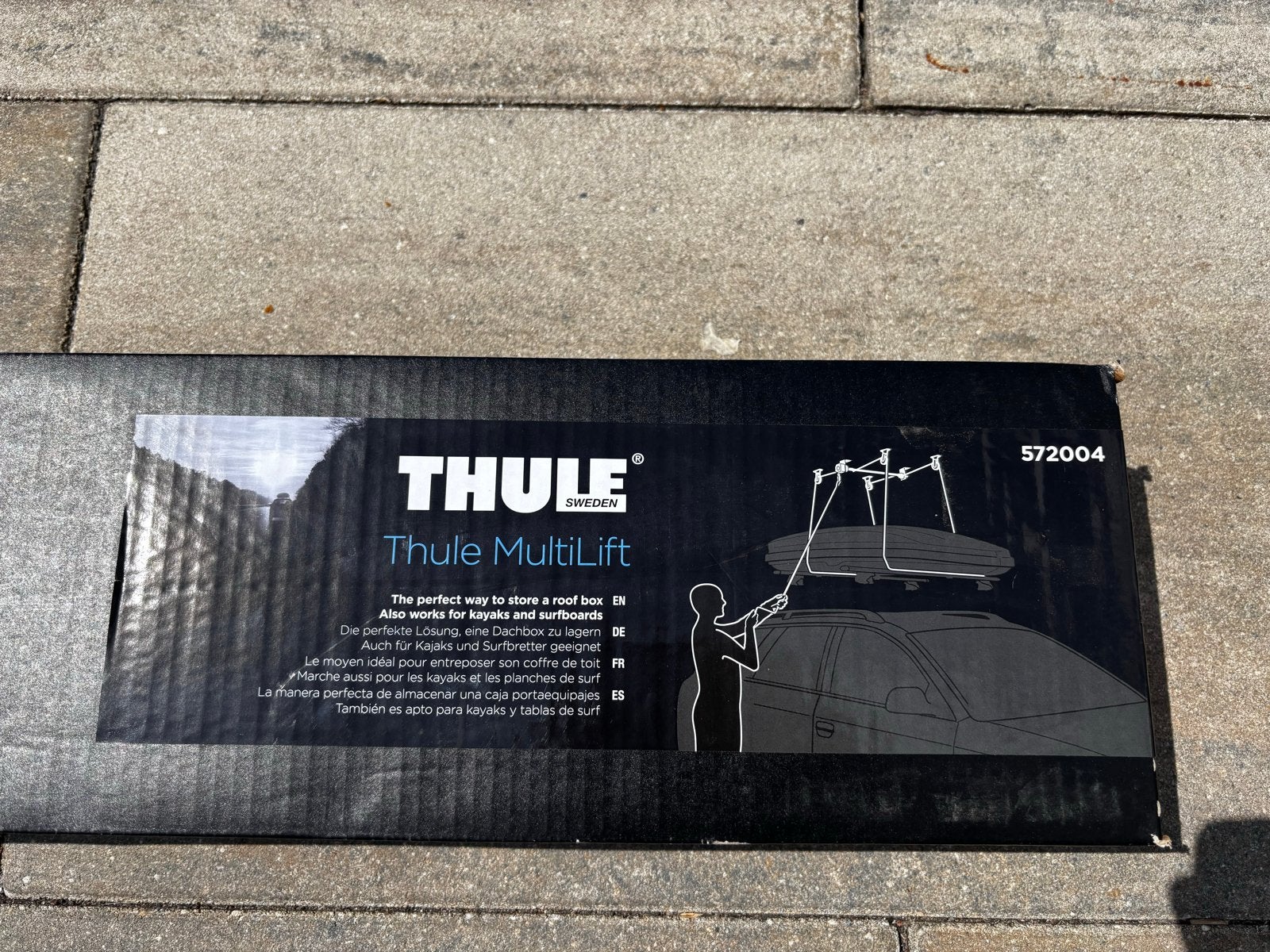 Thule MultiLift 572004 - Dakbox/Kajak/Surfplank Lift, Auto diversen, Dakdragers, Ophalen, Nieuw