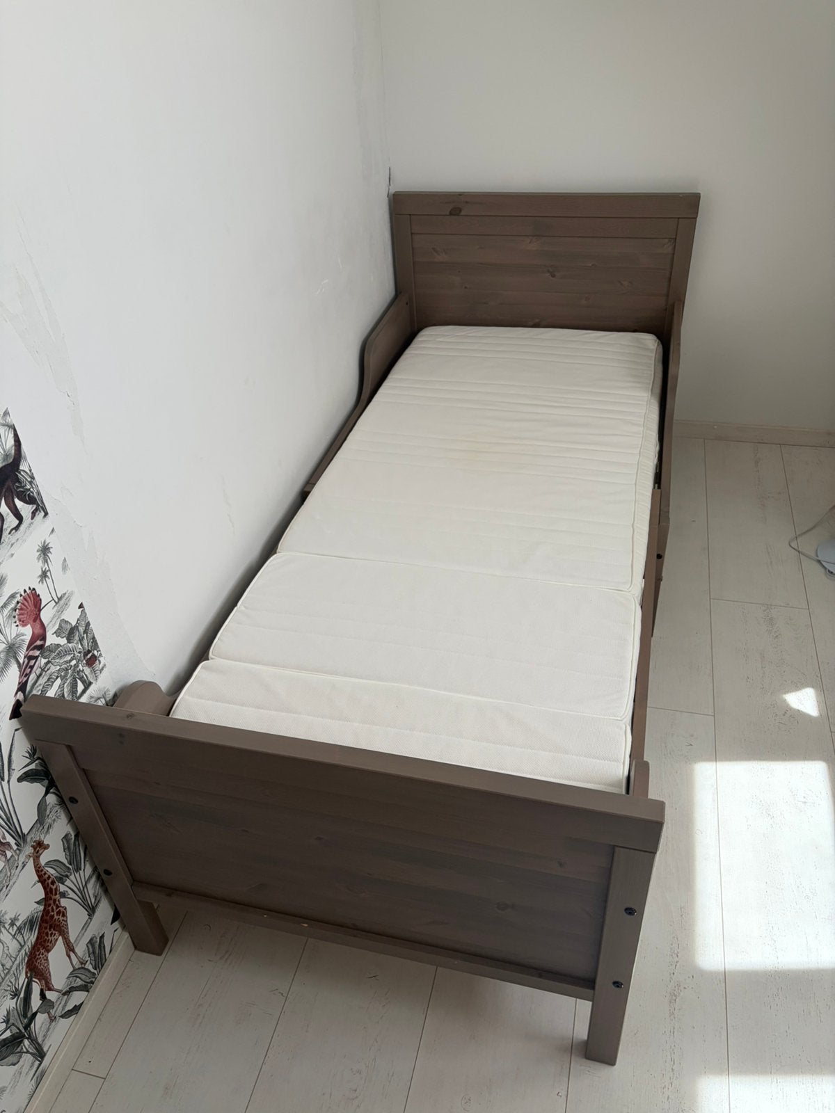 Meegroeibed, Ophalen, Gebruikt, 70 tot 85 cm, Matras