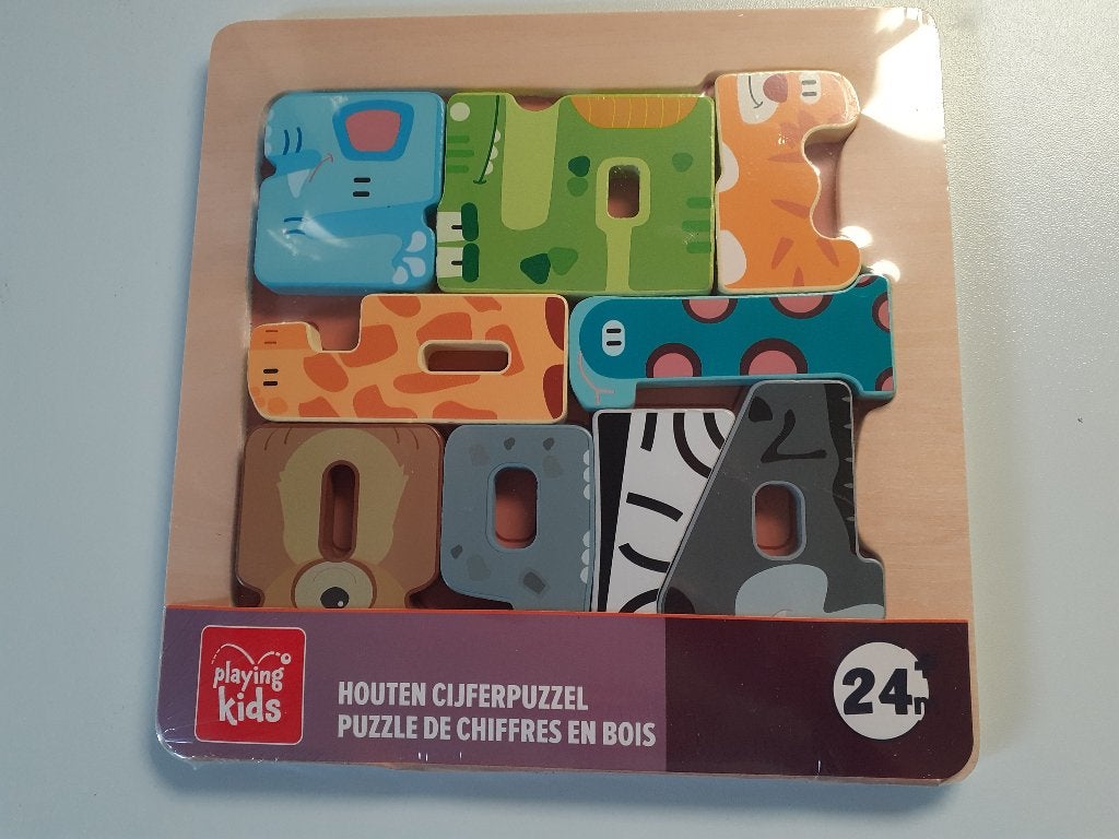 Puzzel Cijfers. Nieuw. 10-delig, 2 tot 4 jaar, 10 tot 50 stukjes, Nieuw, Ophalen of Verzenden