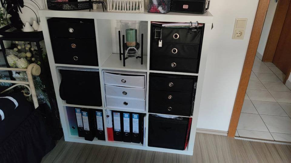 9 vaks open kast vakkenkast 3x3 wit, Ophalen, 100 tot 150 cm, 5 laden of meer, 100 tot 150 cm