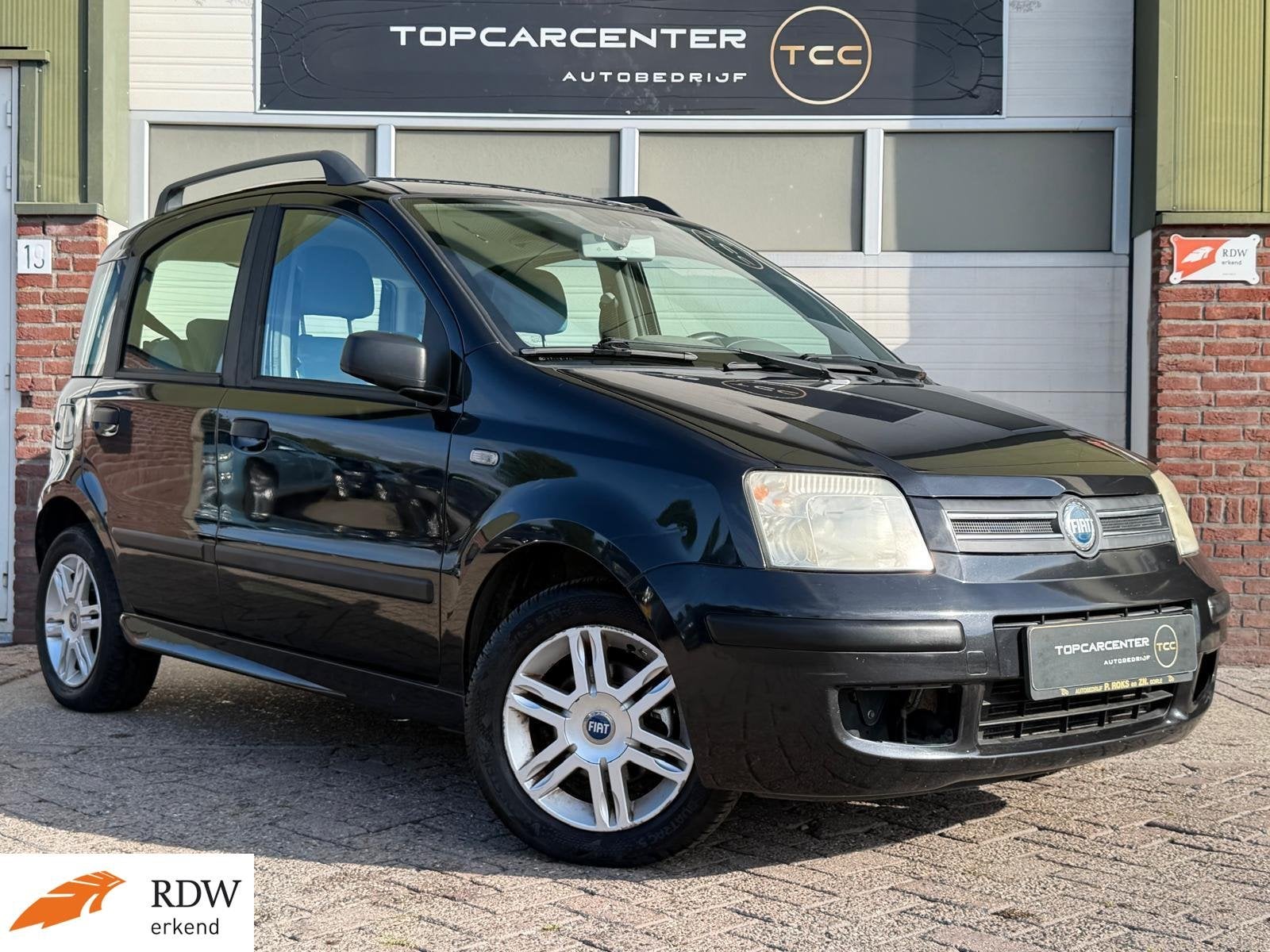 Fiat Panda 1.2 SportSound/CLIMA/APK/NAP, Voorwielaandrijving, Gebruikt, Zwart, Origineel Nederlands