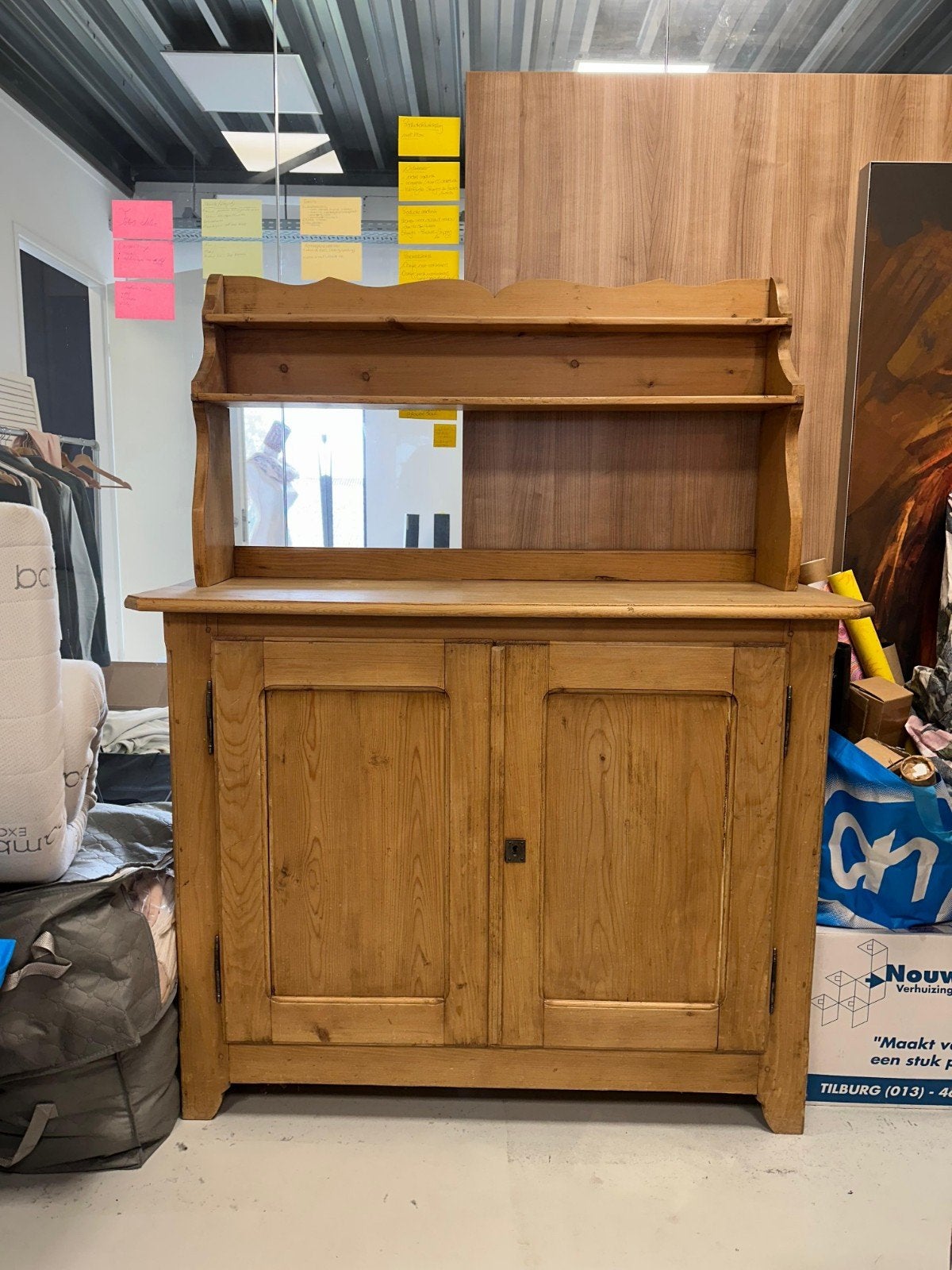 Vintage grenen dressoir, Ophalen
