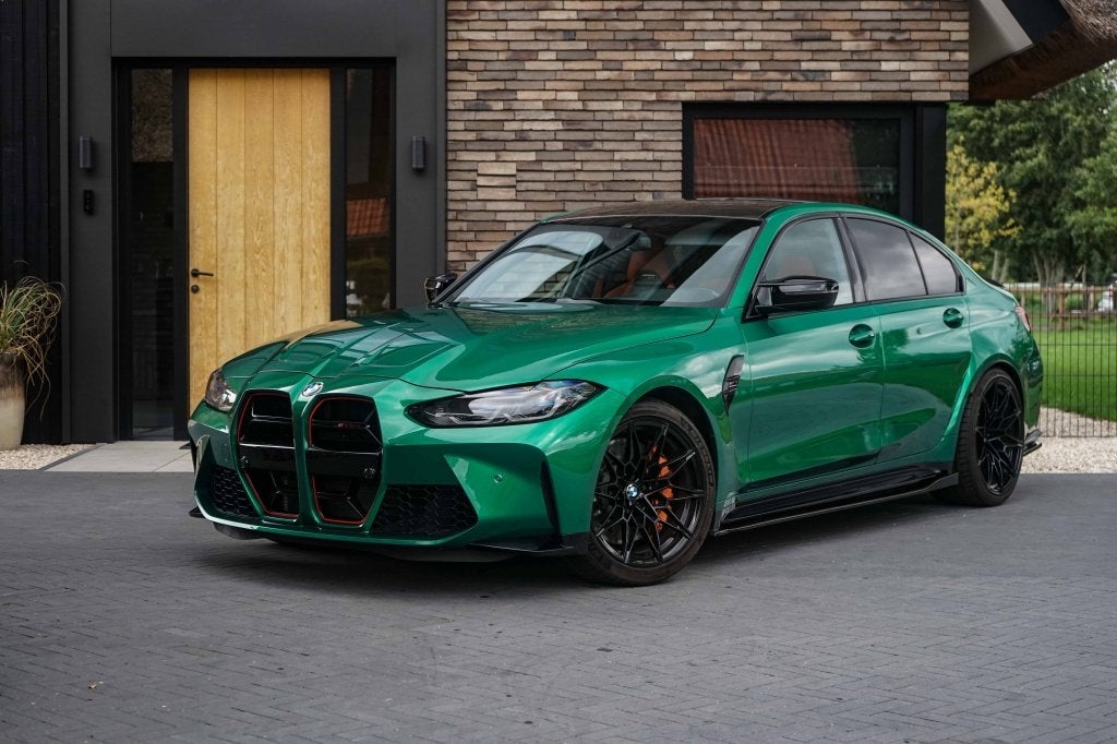 BMW 3 Serie M3 Competition 510PK Isle-of-man green, Gebruikt, Euro 6, 2993 cc, Met garantie (alle)