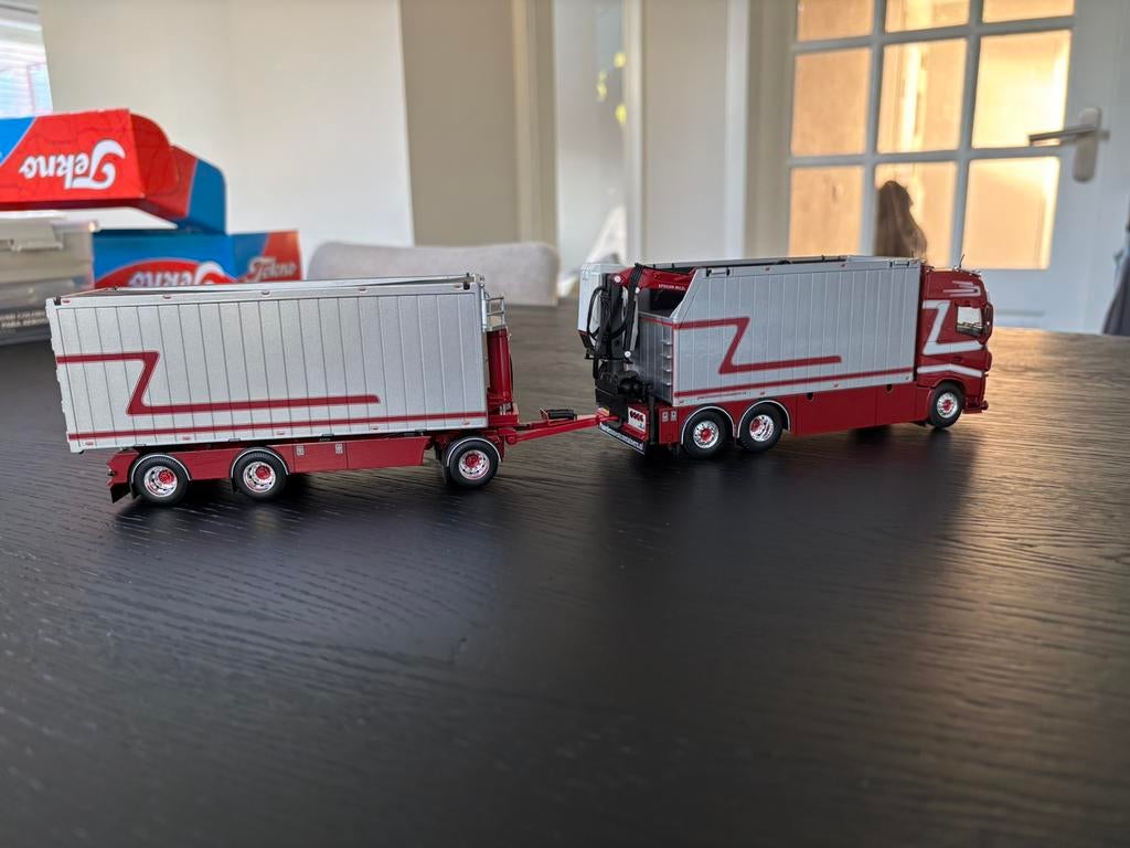 Tekno miniatuur G.J. van Leeuwen, Hobby en Vrije tijd, Modelauto's | 1:50, Ophalen of Verzenden, Nieuw, Bus of Vrachtwagen, Tekno