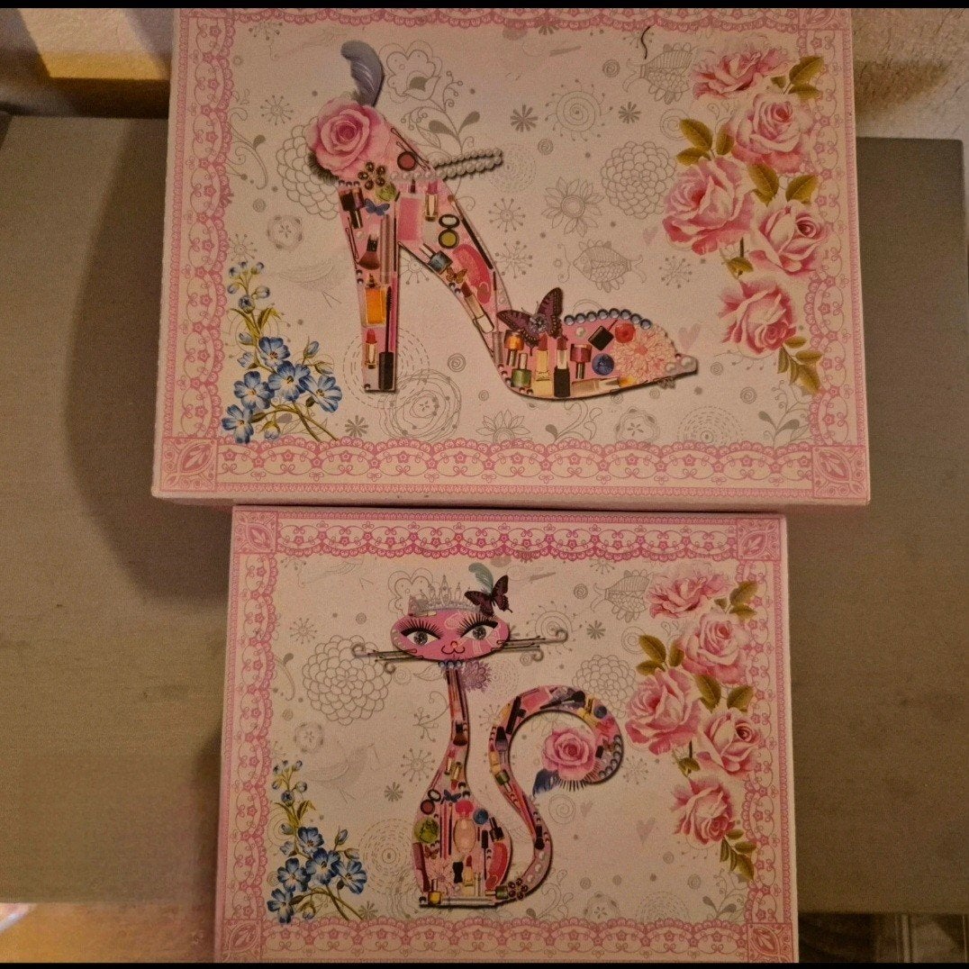 2 opbergdozen, Sieraden, Tassen en Uiterlijk, Beautycases, Ophalen of Verzenden, Gebruikt, Overige kleuren