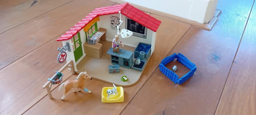 Schleich Dierenkliniek 42502, Ophalen of Verzenden, Zo goed als nieuw, Jongen of Meisje