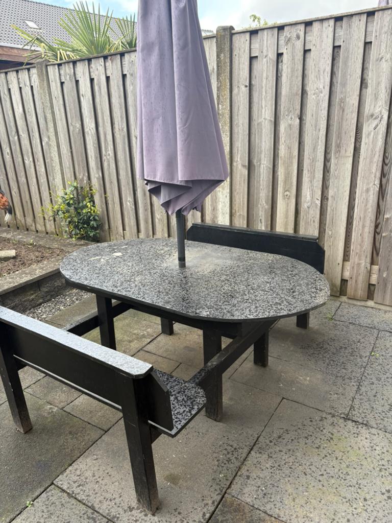 Picknicktafel voor kids, Tuin en Terras, Ophalen, Gebruikt, Hout