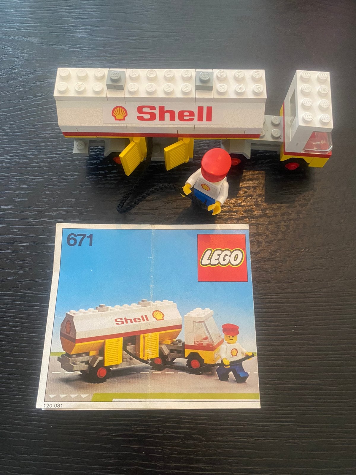 Vintage LEGO Shell Fuel Pumper compleet incl boekje, Ophalen of Verzenden, Gebruikt