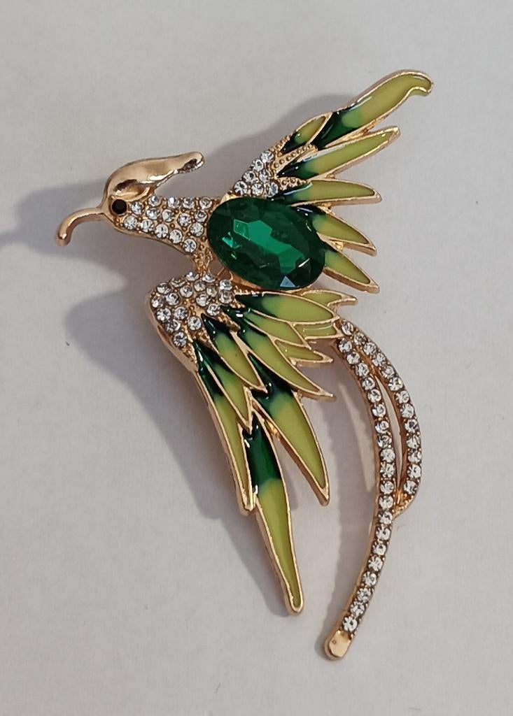 Feniks broche, Sieraden, Tassen en Uiterlijk, Overige materialen, 4 tot 7 cm, Overige kleuren, Nieuw