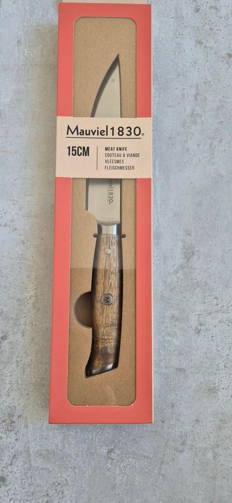 Mauviel 1830 Vleesmes 15cm - Nieuw in doos, Ophalen of Verzenden