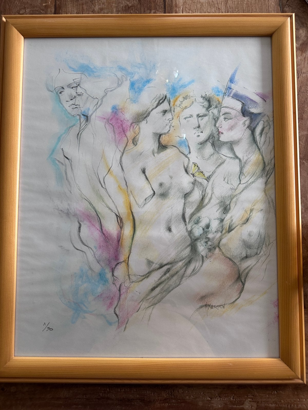 Nenad V. Karpov (1937–2018) – Lithograph No. 1/30, Antiek en Kunst, Ophalen of Verzenden