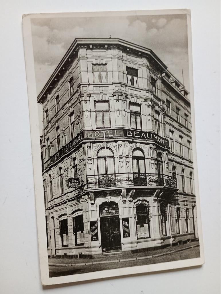 Maastricht Hotel Beaumont 1948, Verzamelen, Ophalen of Verzenden, 1940 tot 1960, Gelopen, Limburg