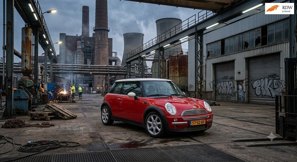 Mini Mini 1.6 Cooper Chili | Leer | Airco | 18 inch, 15 km/l, Gebruikt, Zwart, 4 cilinders