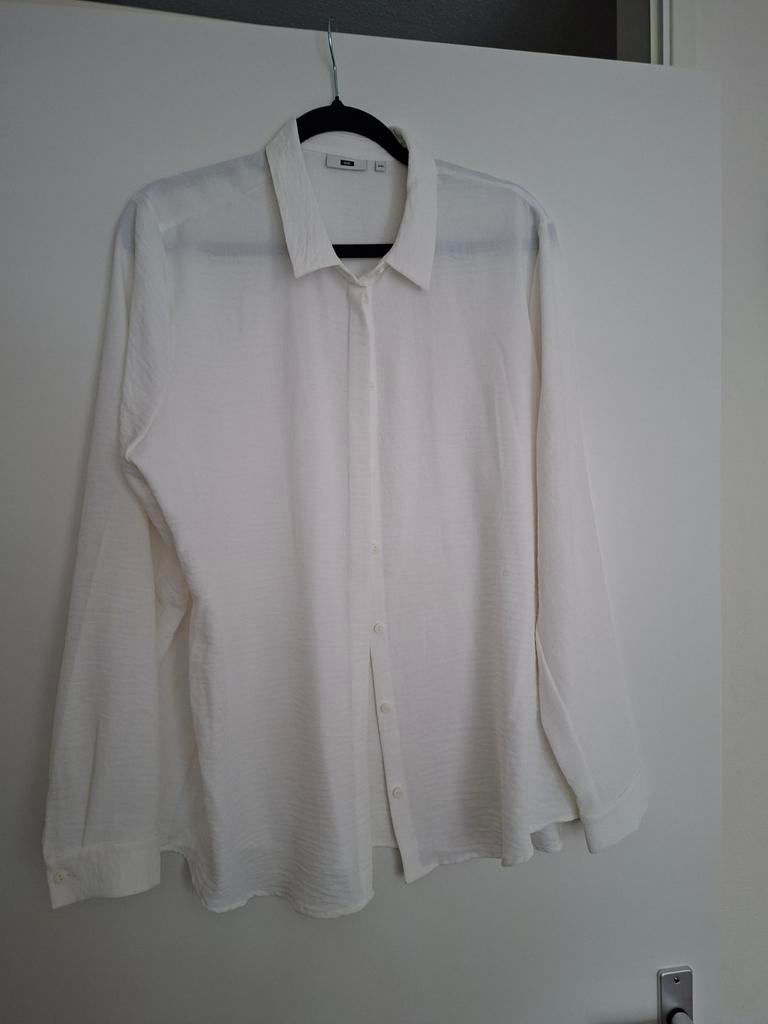 WE Witte Blouse Maat XXL met Blinde Sluiting, Ophalen of Verzenden