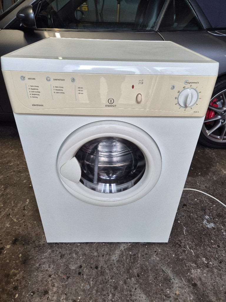 Wasdroger Indesit G81V, Ophalen, 6 tot 8 kg, Gebruikt, Luchtafvoer