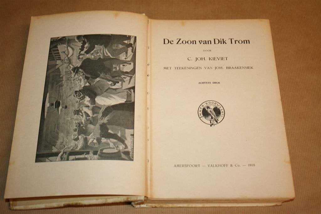 De zoon van Dik Trom. Kieviet. Kluitman 1919., Boeken, Ophalen of Verzenden, Gelezen
