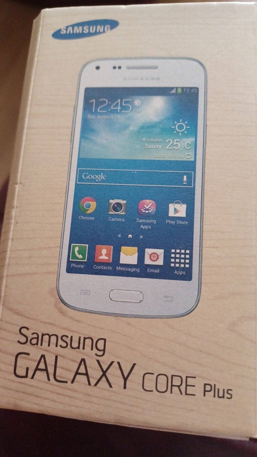 Samsung Galaxy Core Plus SM-G350 Wit - Zo goed als nieuw, Overige modellen, Verzenden, Wit, Touchscreen