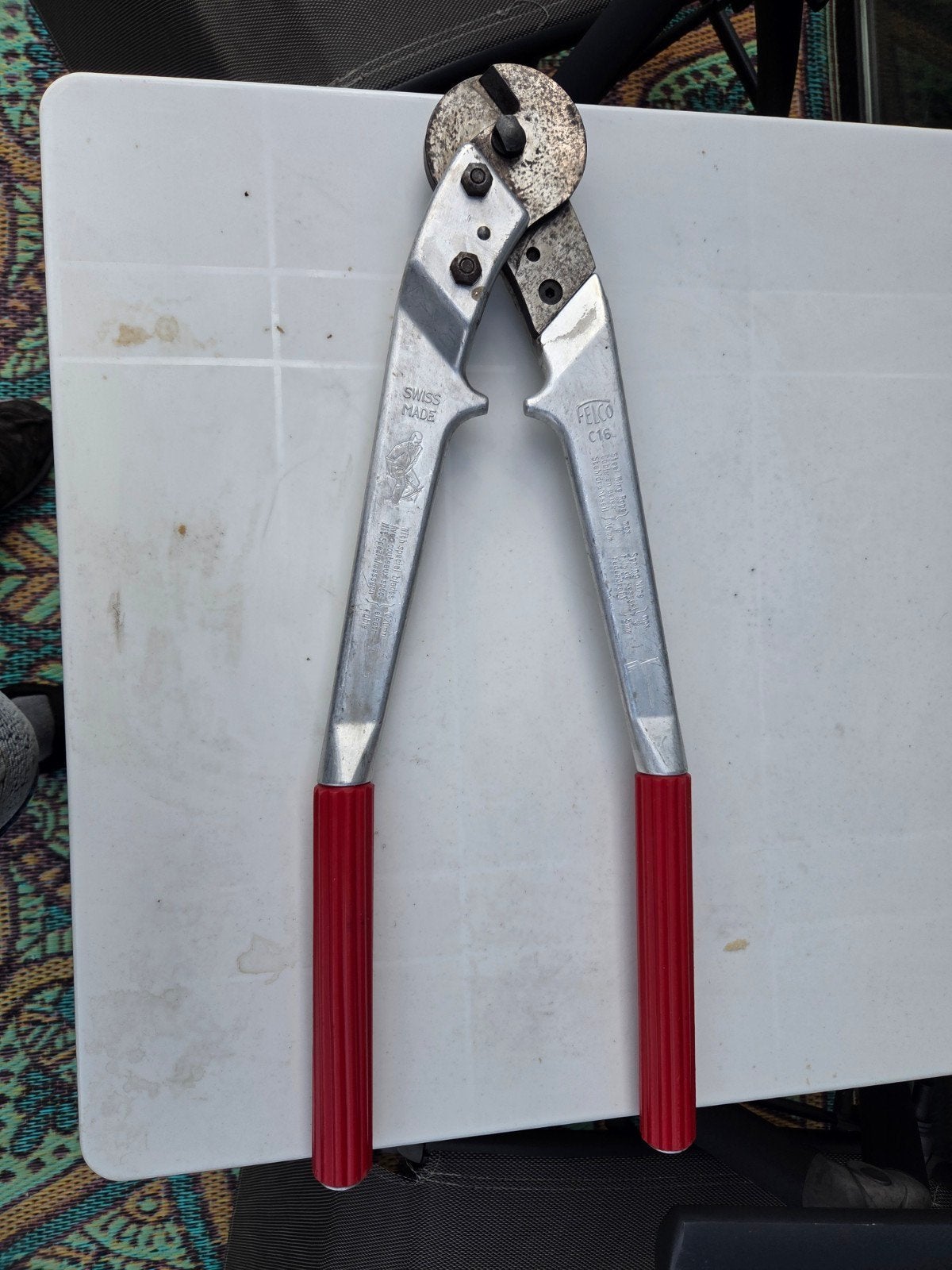 Felco C16 Kabelschaar - Swiss Made Kwaliteit, Ophalen of Verzenden, Gebruikt, Tang, Overige merken