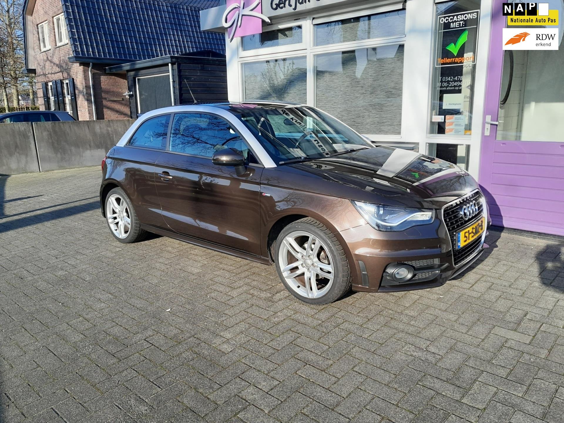 Audi A1 1.2 TFSI Pro Line S NL Auto 2e eig., Auto's, Voorwielaandrijving, Euro 5, 86 pk, Zwart