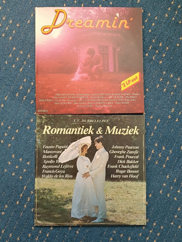 2 dubbel lp's romantic...., Ophalen of Verzenden, Gebruikt, 12 inch