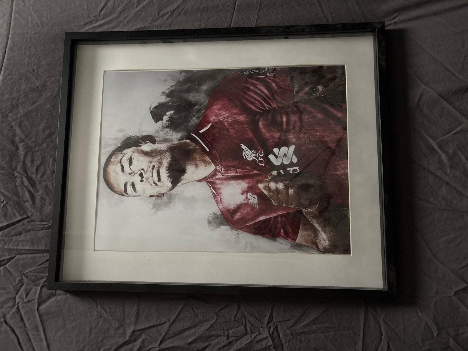 Ingelijste print van Virgil van Dijk, Ophalen, 50 – 75, 50 tot 75 cm, Print