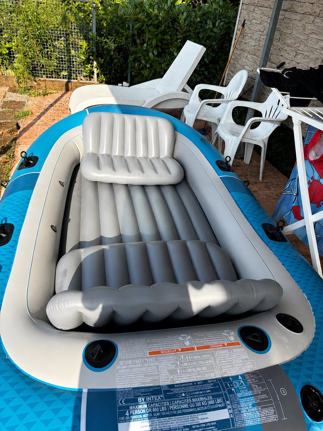 Intex 4 personen boot, Ophalen, Zo goed als nieuw, Twee personen, Overige typen