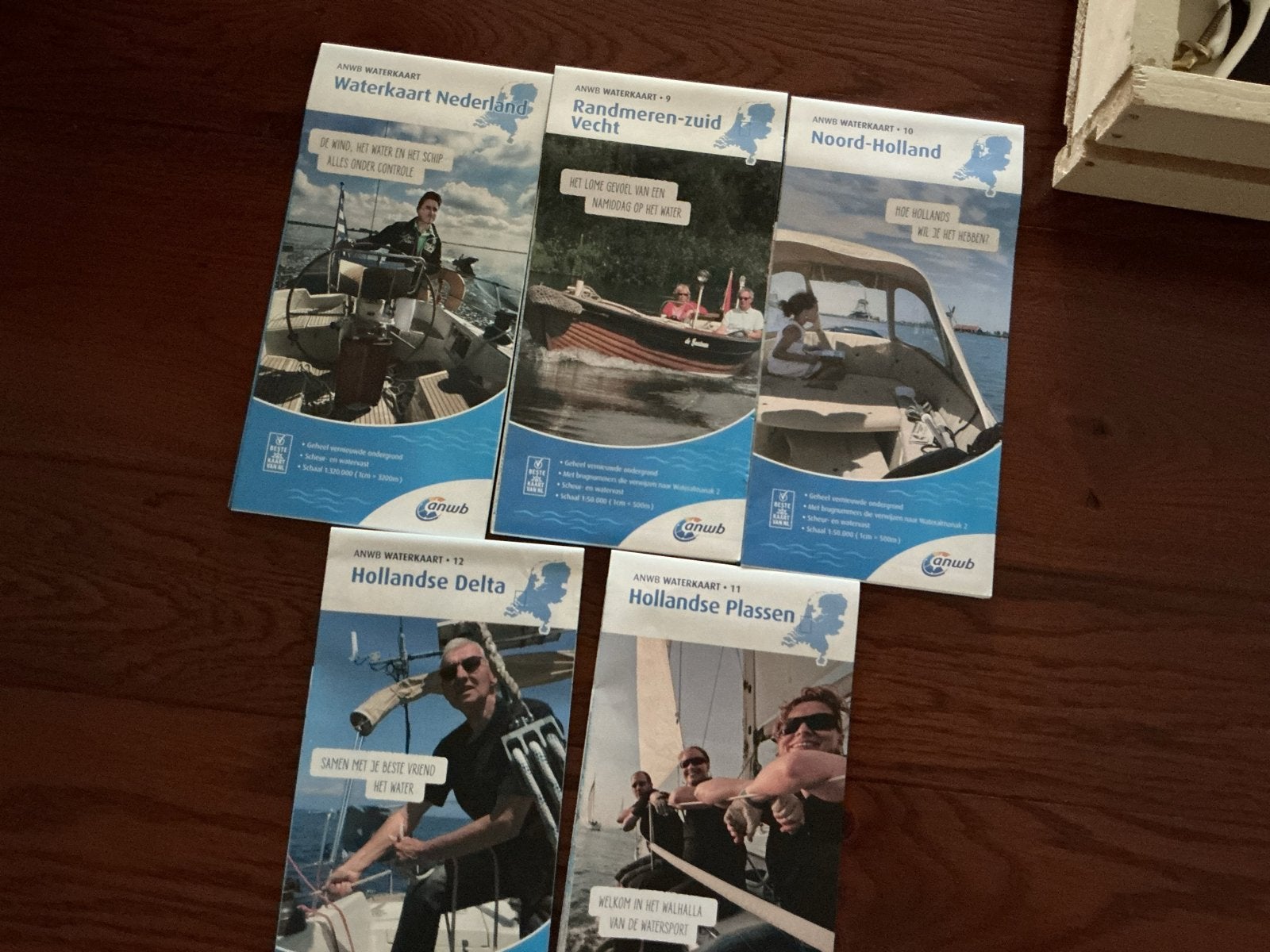 ANWB Waterkaarten Nederland - Set van 5, Verzenden, 2000 tot heden, Nederland, Landkaart