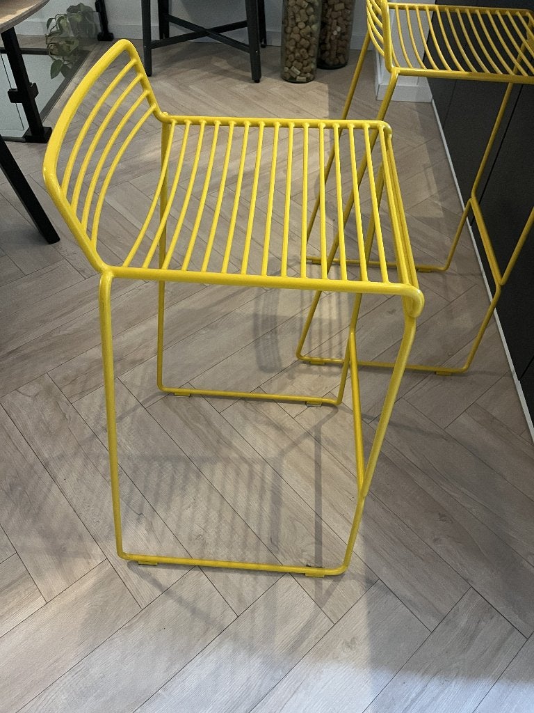 HAY HEE barkrukken (3 stuks) | Tijdelijk €250 incl. kussens, Ophalen, Met voetsteun, 60 tot 90 cm, Zo goed als nieuw