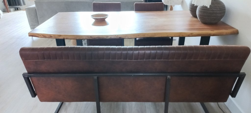Eetset, Huis en Inrichting, Tafels | Eettafels, Ophalen, Stoer, 200 cm of meer, 50 tot 100 cm