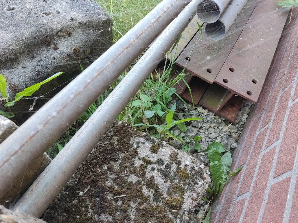 ijzeren balk, Ophalen of Verzenden, Gebruikt, IJzer