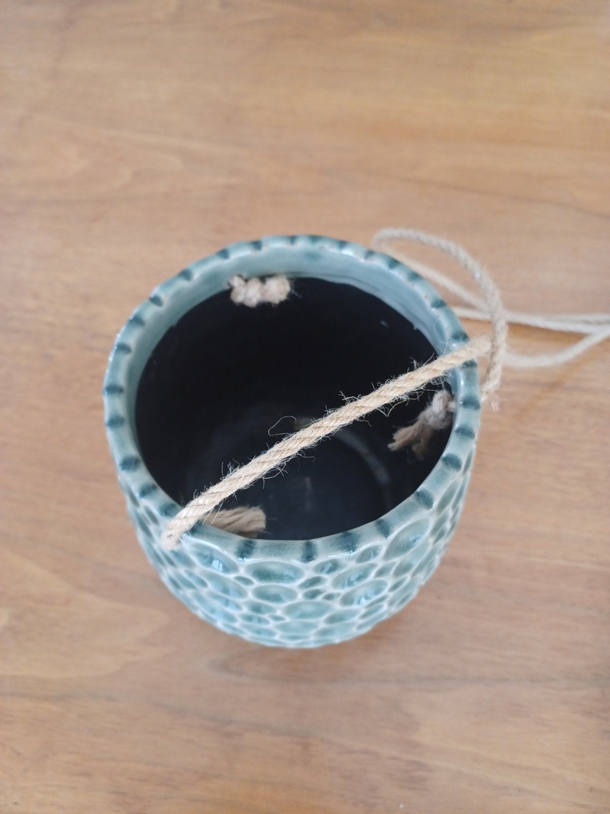 hang bloempot hoogte14 cm doorsnede 14cm, Tuin en Terras, Overige materialen, Gebruikt, Minder dan 30 cm, Binnen