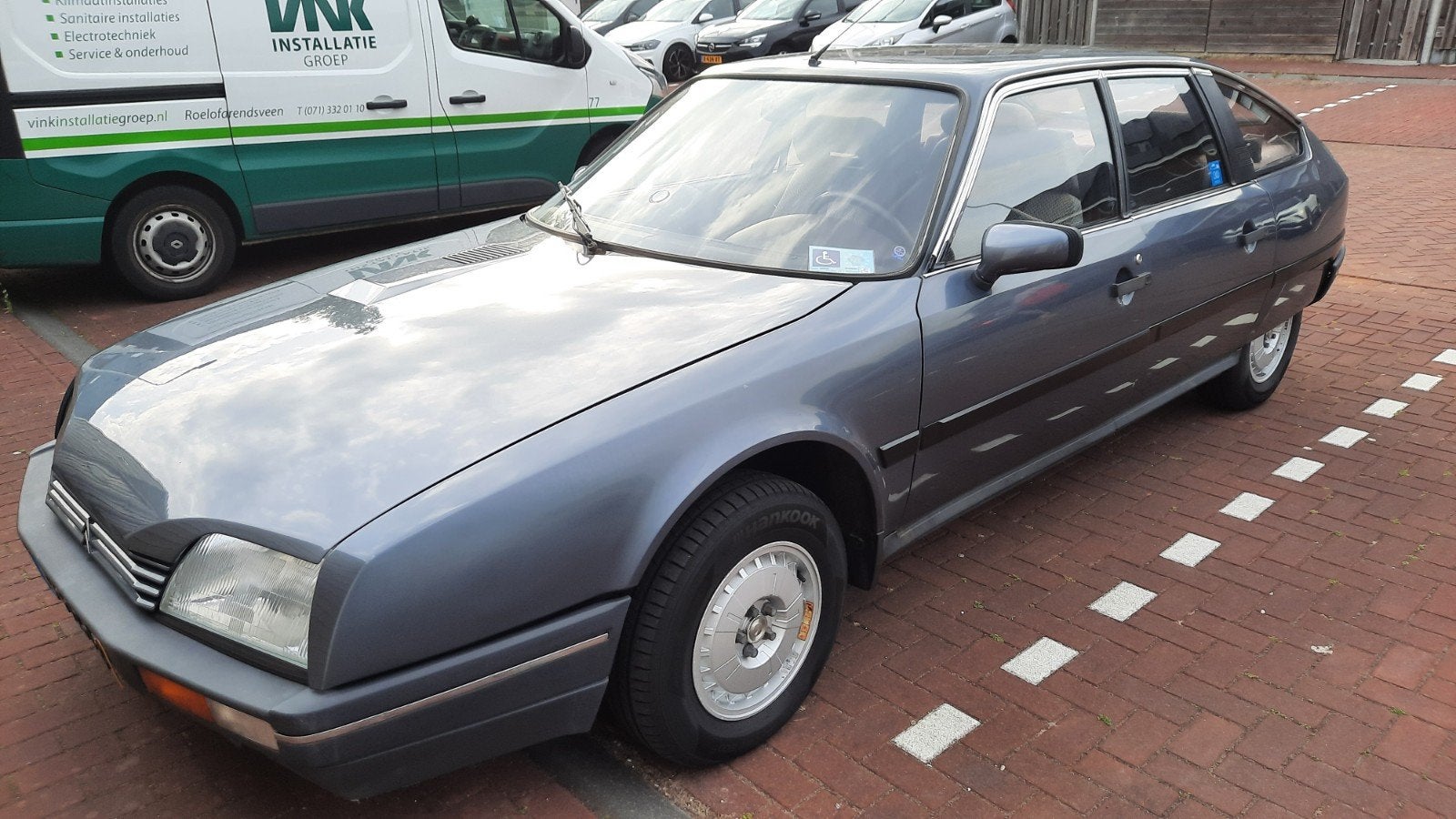 Citroën CX 2.2 TRS 1986 Blauw OLDTIMER BELASTINGVRIJ, Auto's, Citroën, Stof, 4 cilinders, Handgeschakeld, Particulier