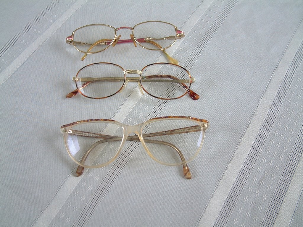 3 oude vintage brillen bril, Ophalen of Verzenden, Gebruikt
