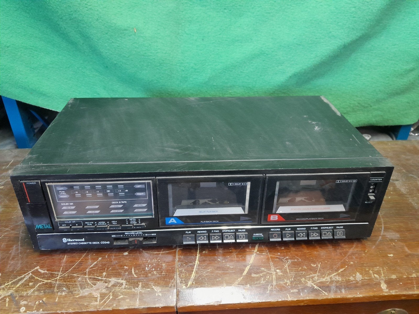 sherwood CD345 cassettedeck, Ophalen of Verzenden, Overige merken