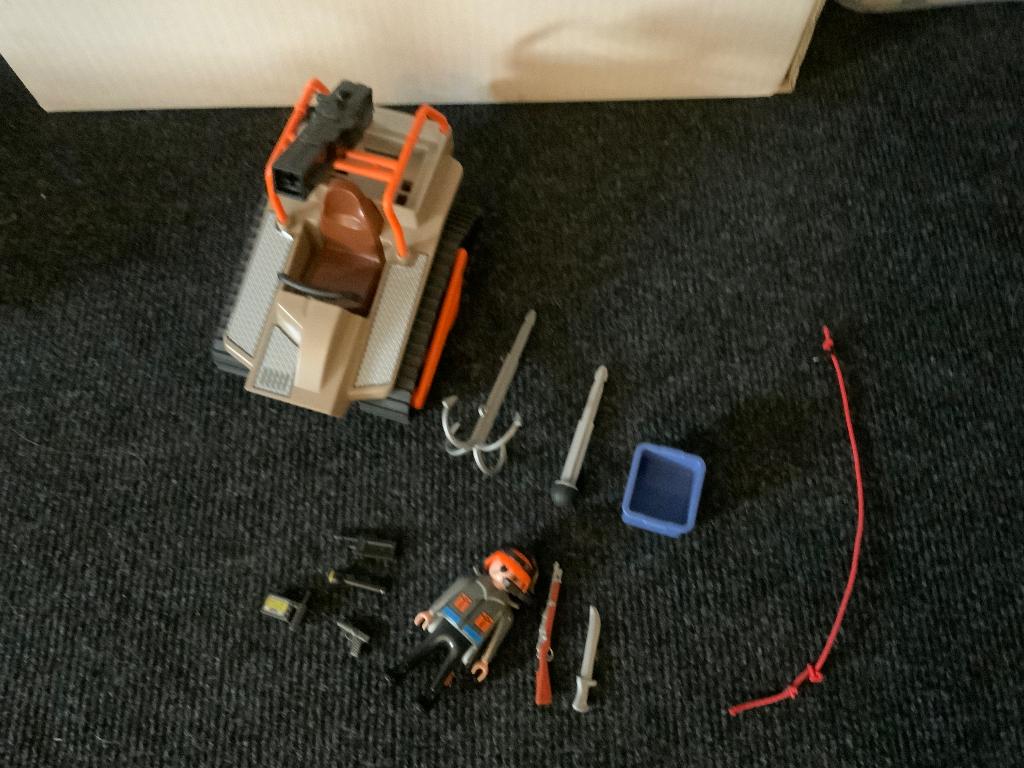 Playmobil rupsvoertuig als nieuw, Ophalen, Zo goed als nieuw, Complete set