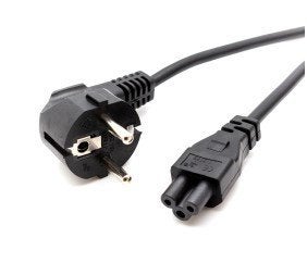 Voedingskabel, driedelige C5 (klavertje drie of Mickey mouse, Ophalen of Verzenden, Zo goed als nieuw, Kabel of Snoer