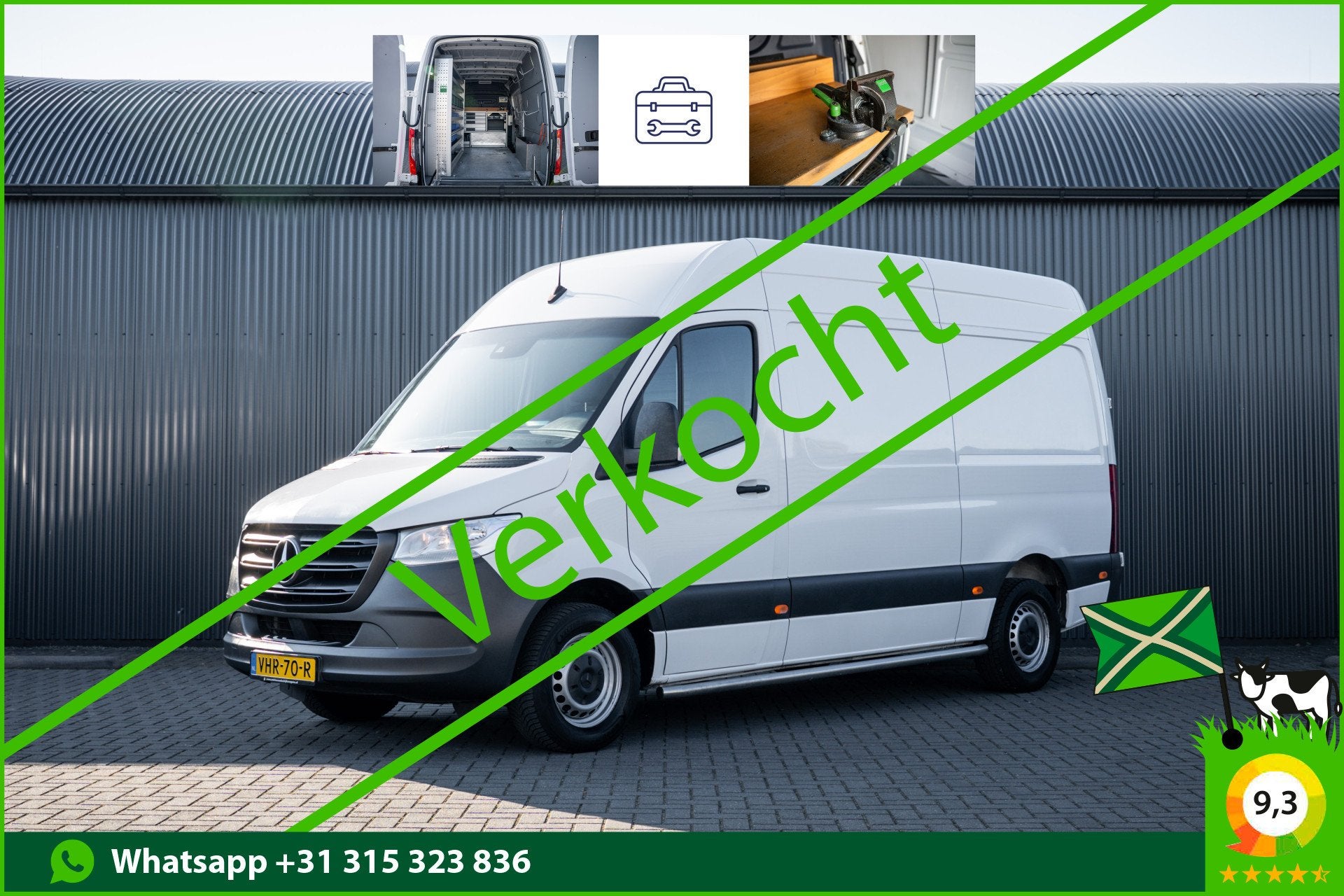 Mercedes-Benz Sprinter 311 CDI RWD L2H2 | Volledig Ingericht, Auto's, 13 km/l, Gebruikt, 4 cilinders, 2102 kg
