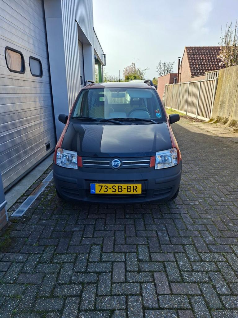 Fiat Panda 1.2 44KW 60PK 2005 Rood, Auto's, Voorwielaandrijving, Stof, Origineel Nederlands, Handgeschakeld