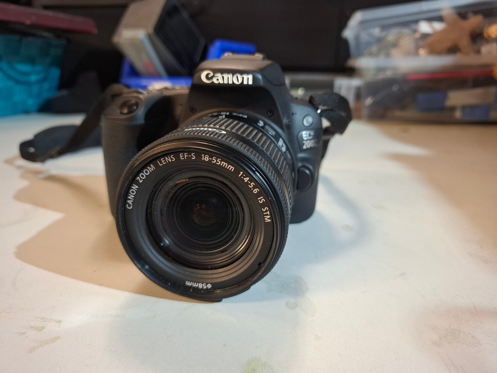 Canon EOS 200D Spiegelreflexcamera  EF-S 18-55mm lens, Gebruikt, Spiegelreflex, Info@canon.nl, Canon