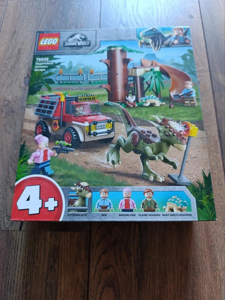 LEGO Jurassic World Stygimoloch Ontsnapping 76939, Inclusief minifiguren, Jurassic World, Lego, Nieuw