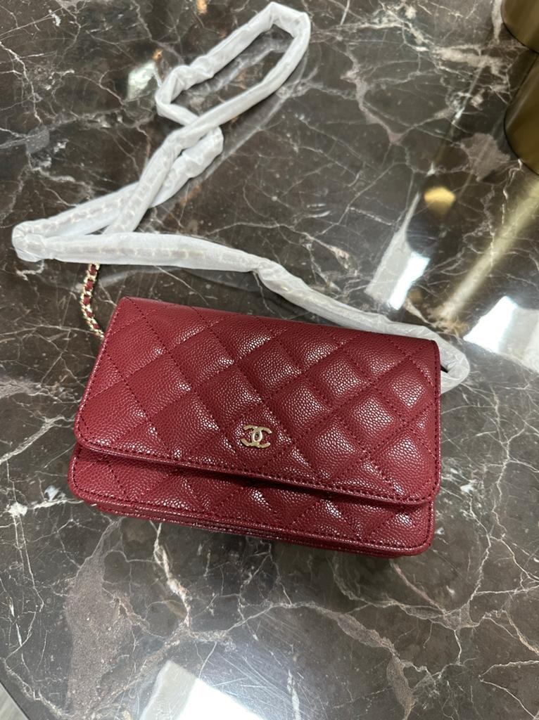 Woc wallet on a chain nieuw, Ophalen of Verzenden, Nieuw, Rood, Avondtasje