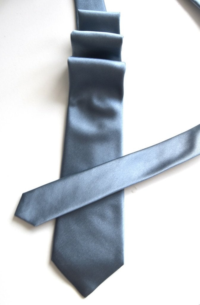 Nieuwe Boss, Hugo Boss 100% zijde stropdas, das, licht blauw, Effen, Nieuw, BOSS Hugo Boss, Verzenden