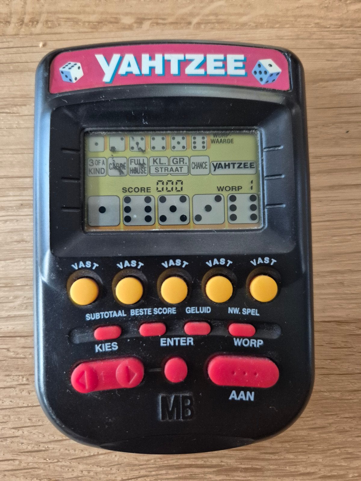 Vinted Electronic Yahtzee MB, Spelcomputers en Games, Ophalen of Verzenden, Overige merken, Zo goed als nieuw